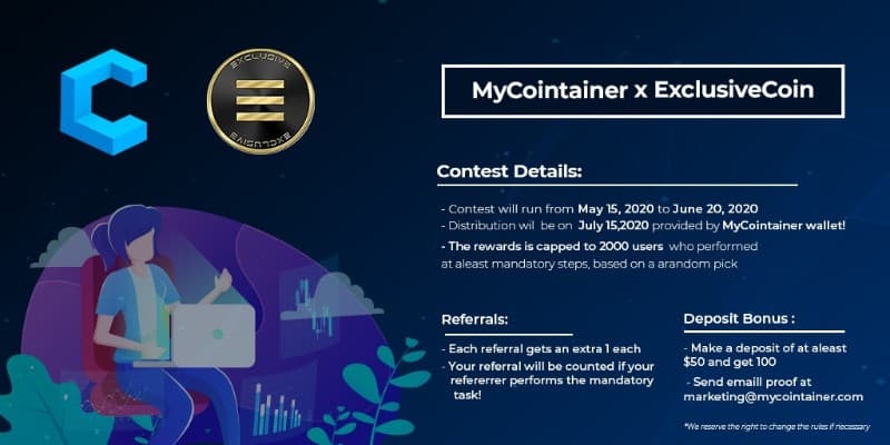 MyCointainer x Exclusive Coin Airdrop - Freecoins24