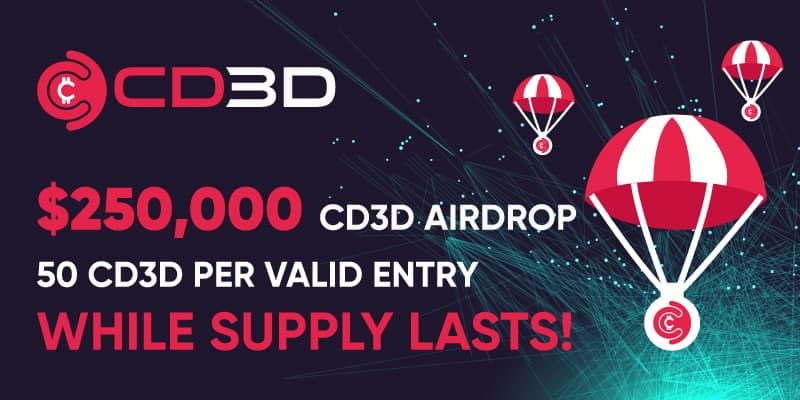 cd3d $250,000 airdrop