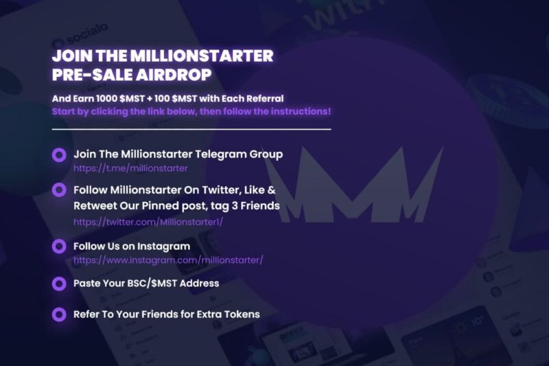 Millionstarter Airdrop