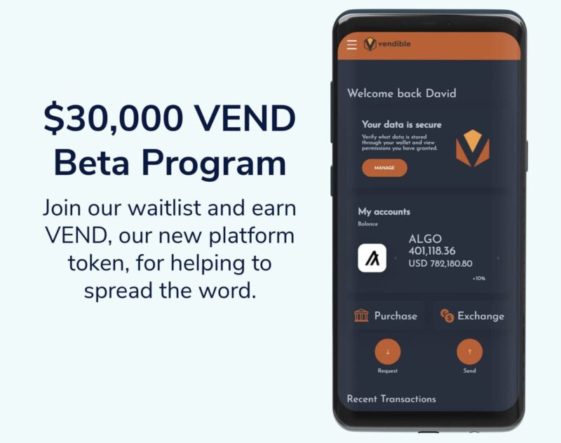 Vendible Beta program contest