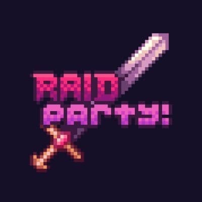 Raid party Game logo