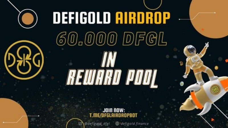 DefiGold 60,000 $DFGL airdrop
