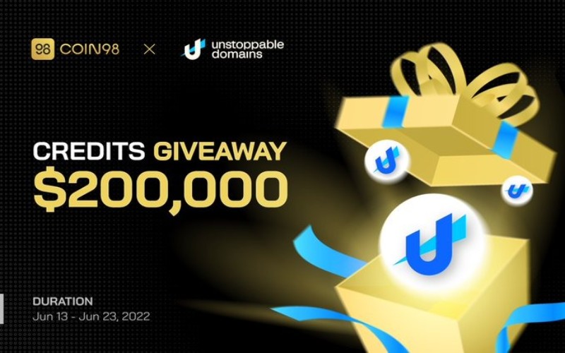 Coin-98 X Unstoppable Domain Giveaway