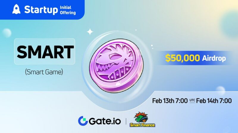 gateio x Smart Startup initial Offering
