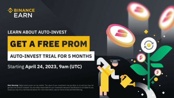 Binance's Auto-Invest PROM Trial Giveaway