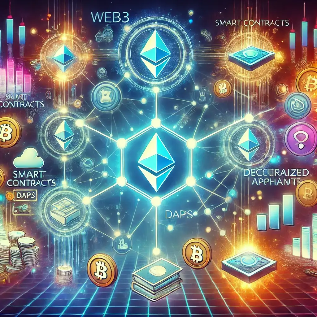 DeFi basics diagram showing decentralized finance