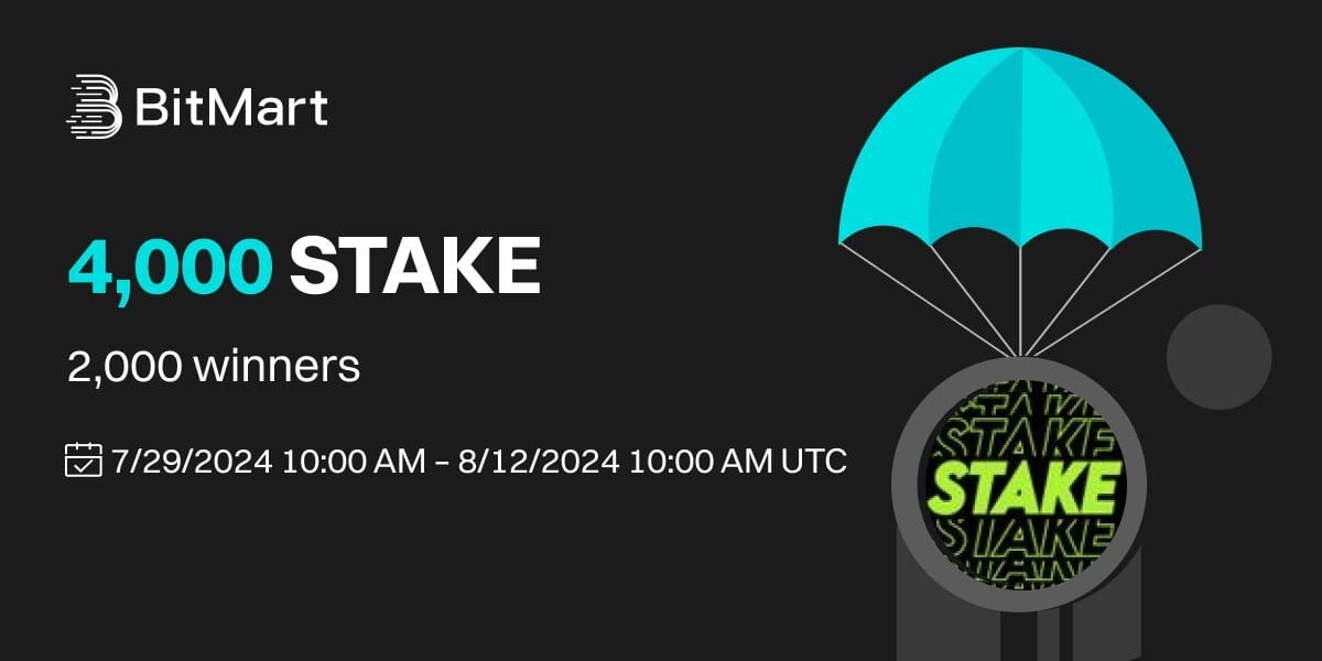 BitMart X STAKE Airdrop