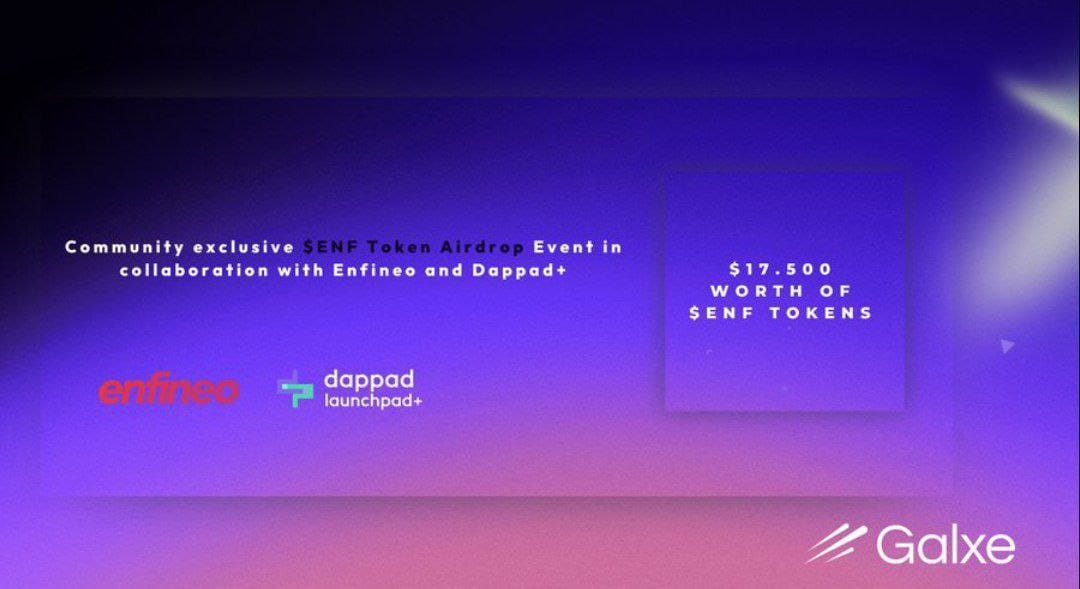 Dappad x Enfineo Airdrop