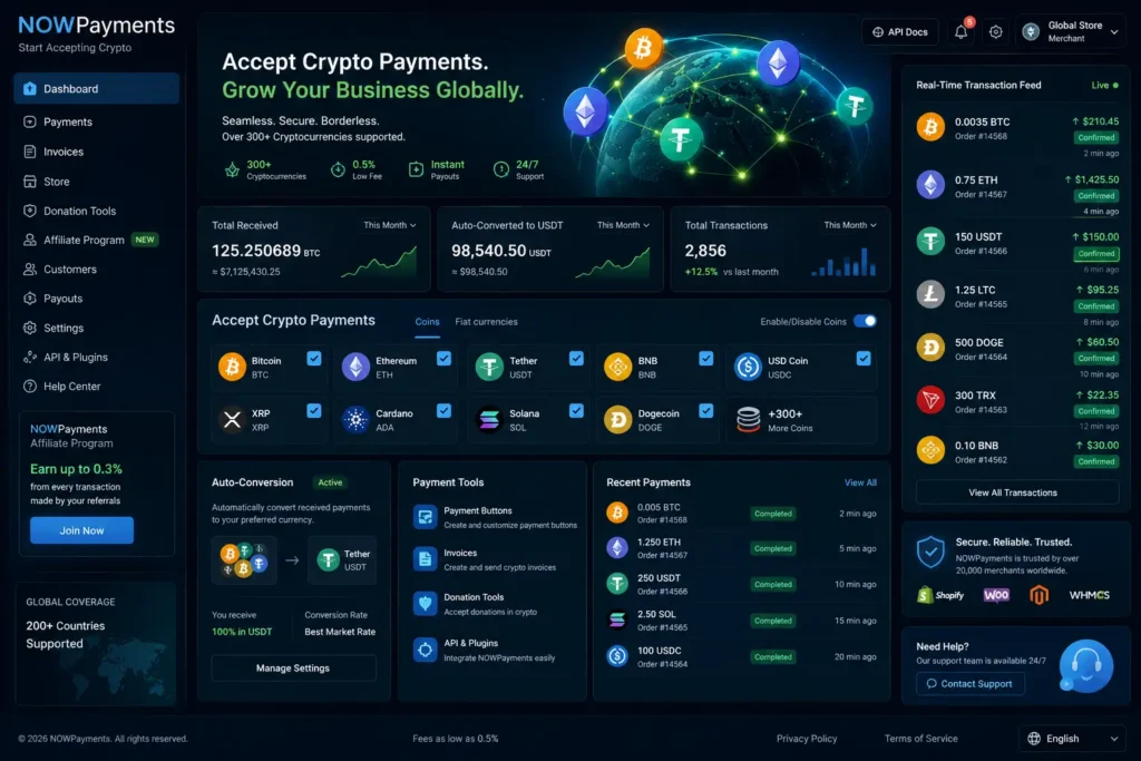 NOWPayments — Best Overall Crypto Payment Processor 2026
