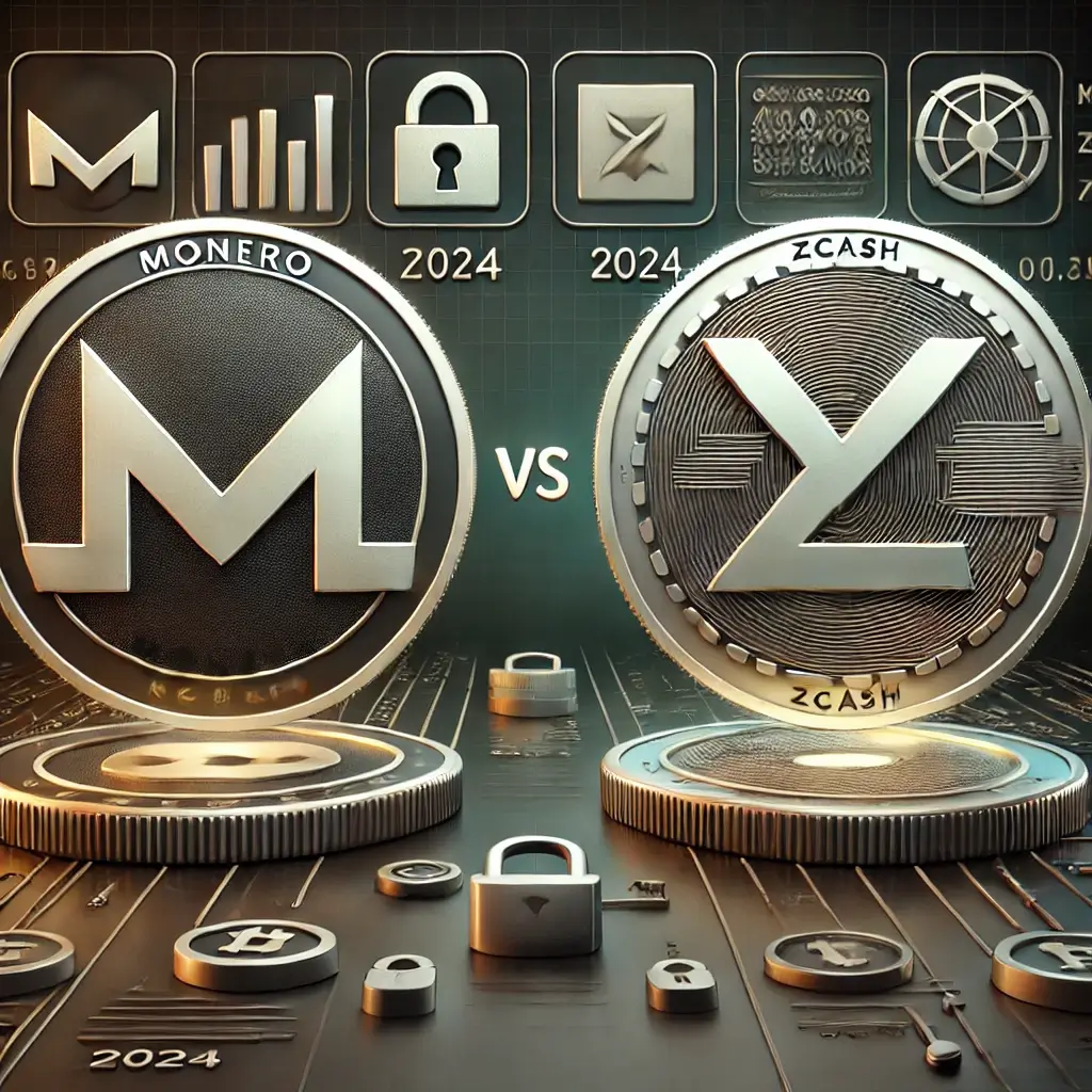 Monero vs. Zcash: Top Privacy Coins Compared in 2024