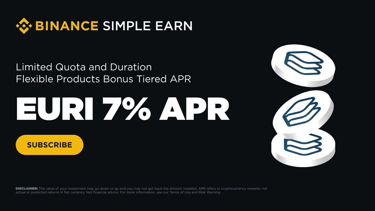 Binance Simple Earn x EURI 