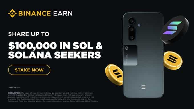 Binance x SOL Staking Giveaway