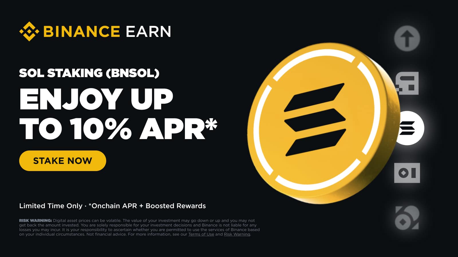 Binance BNSOL APR Boost Campaign