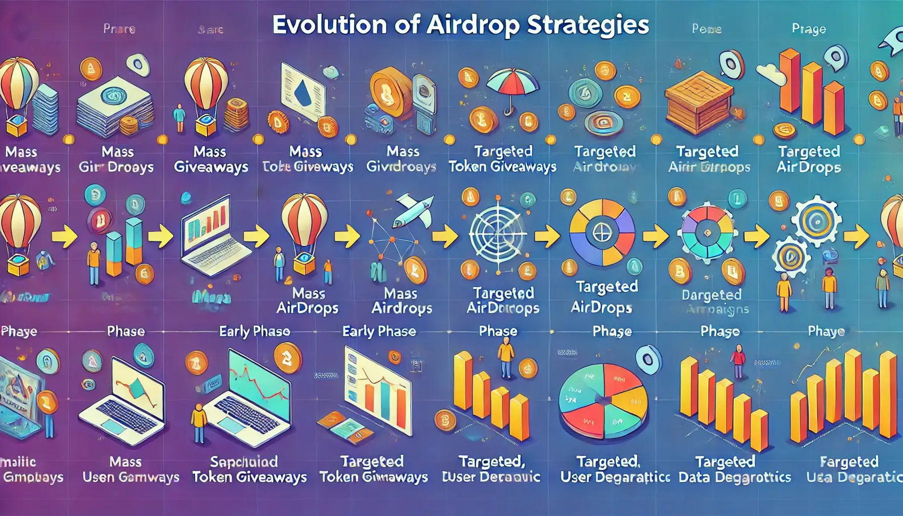 The Evolution of Airdrop Strategies: From Mass Giveaways to Targeted Campaigns 