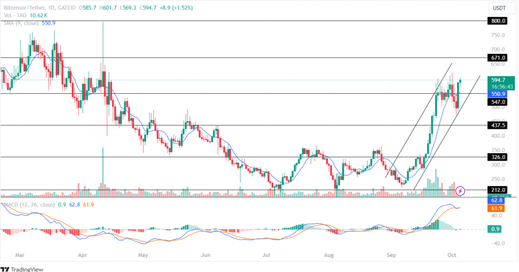 Bittensor Price Analysis 05th October 2024