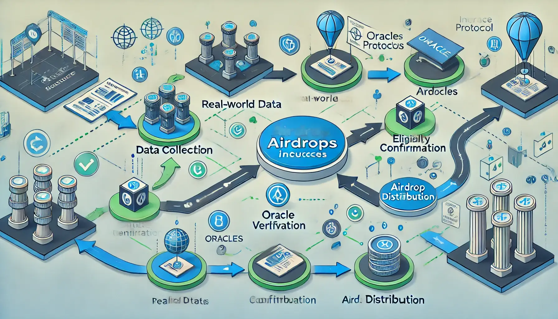 Oracles in Decentralized Insurance Airdrops