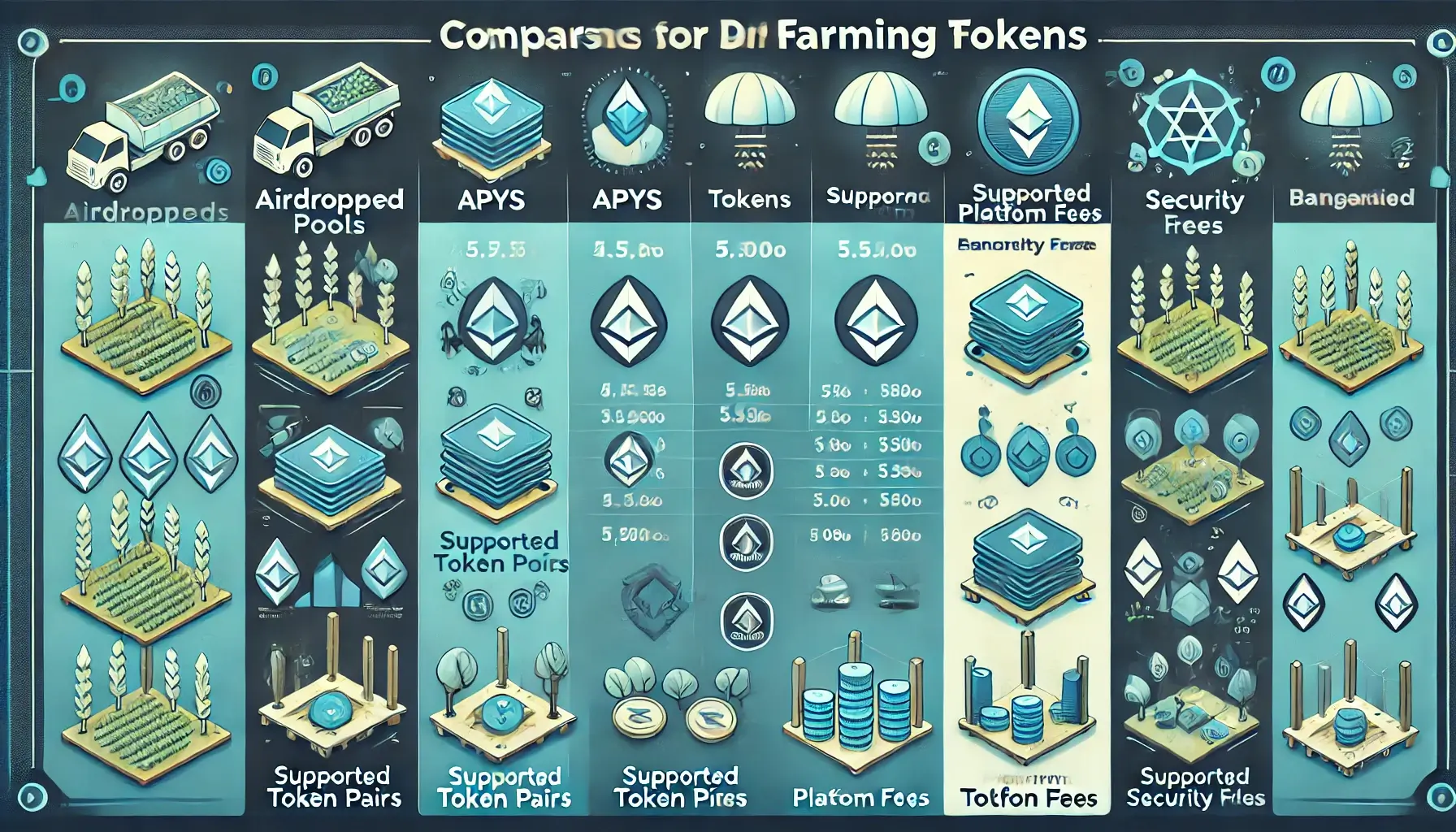 Airdrops to Fund DeFi Yield Farming