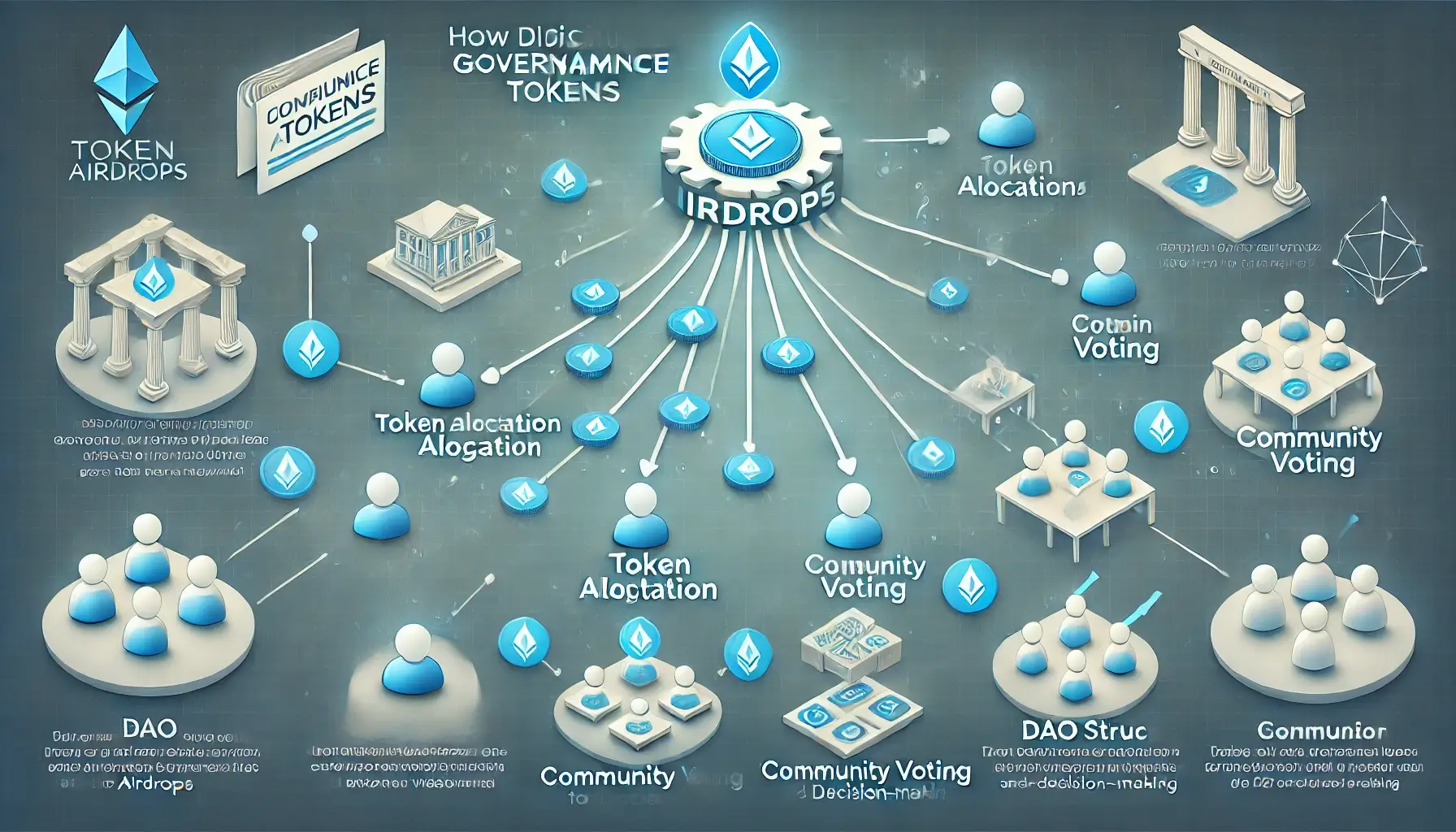 Impact of Airdrops on Token Governance Models