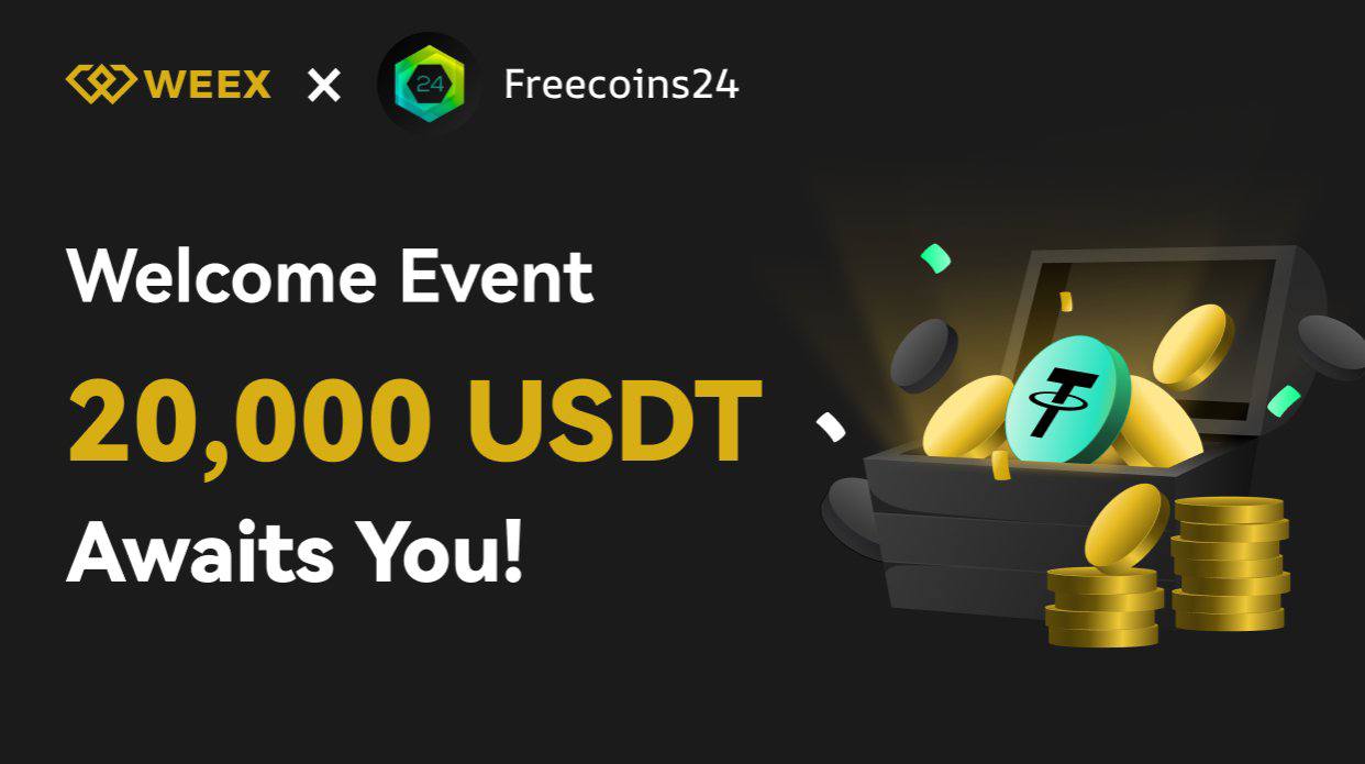 Weex Exchange x Freecoins24 giveaway