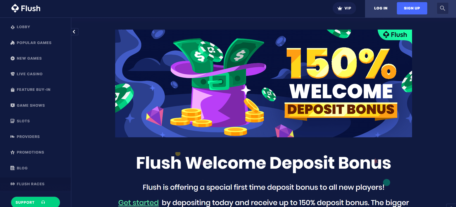 flush casino