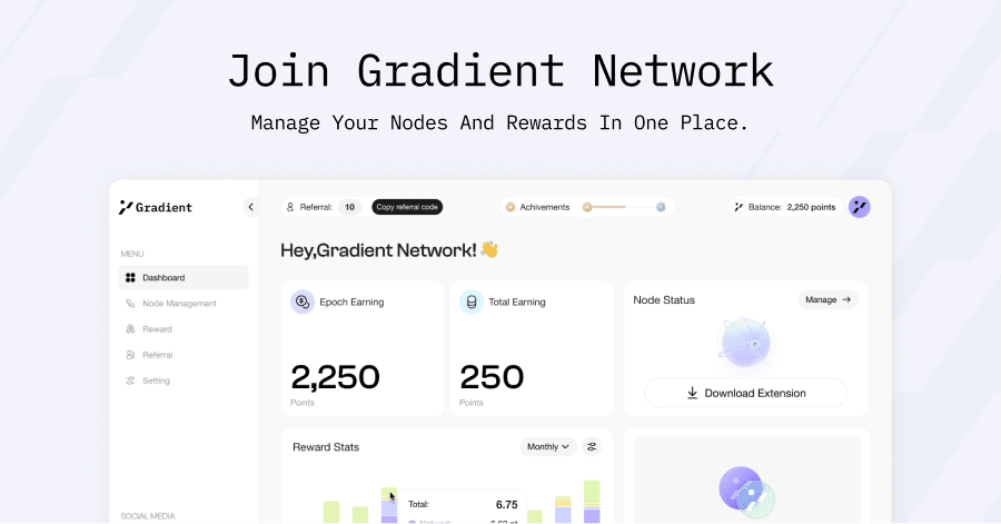 gradient network airdrop