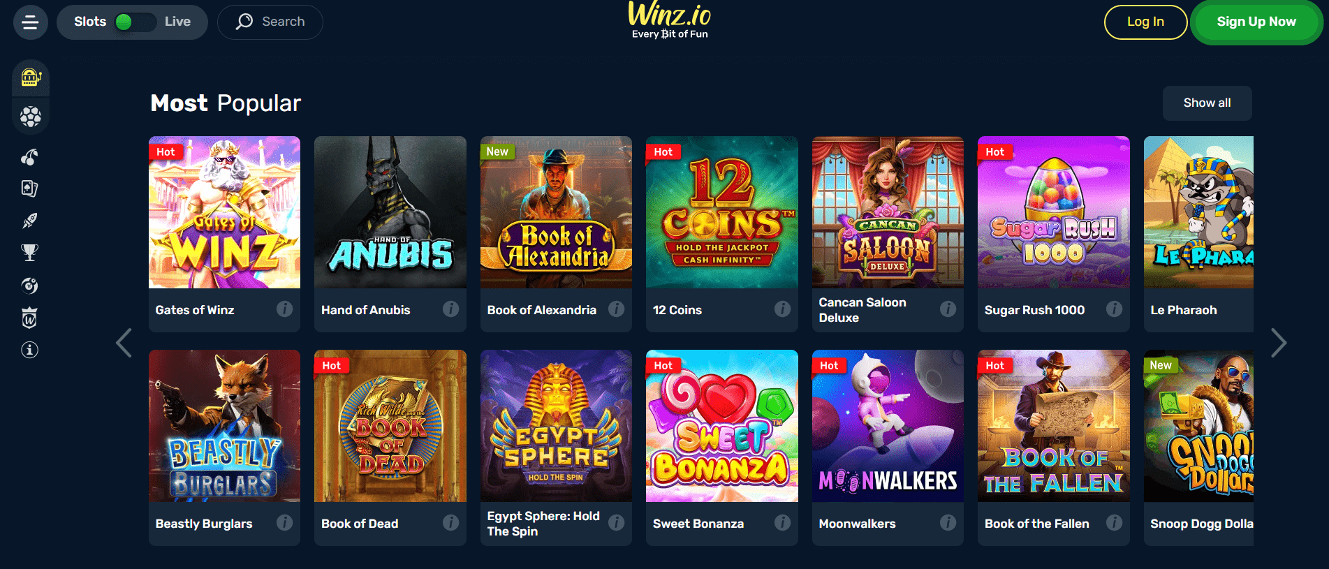 winz.io casino