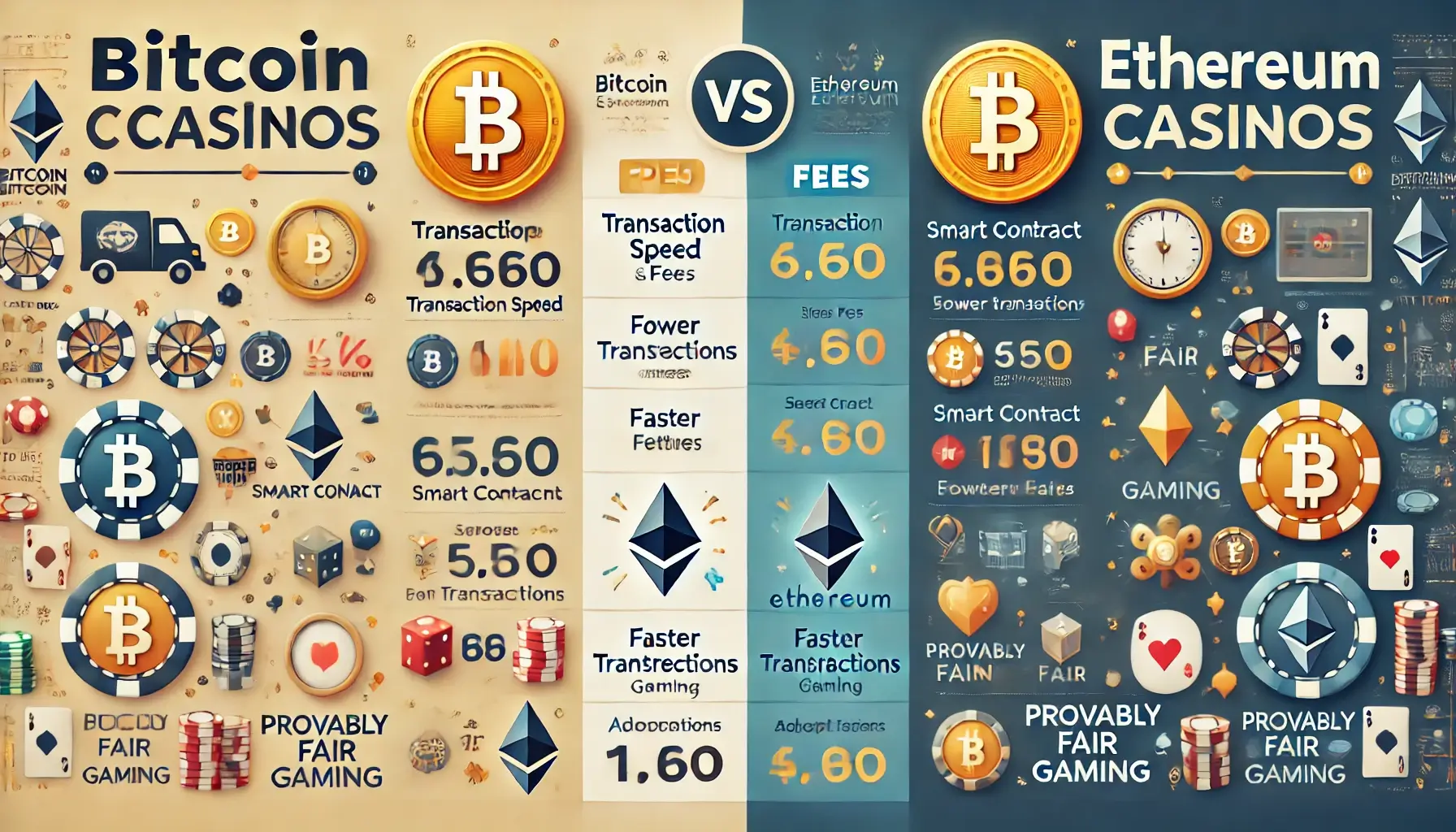 Bitcoin vs Ethereum Casinos Key Differences 