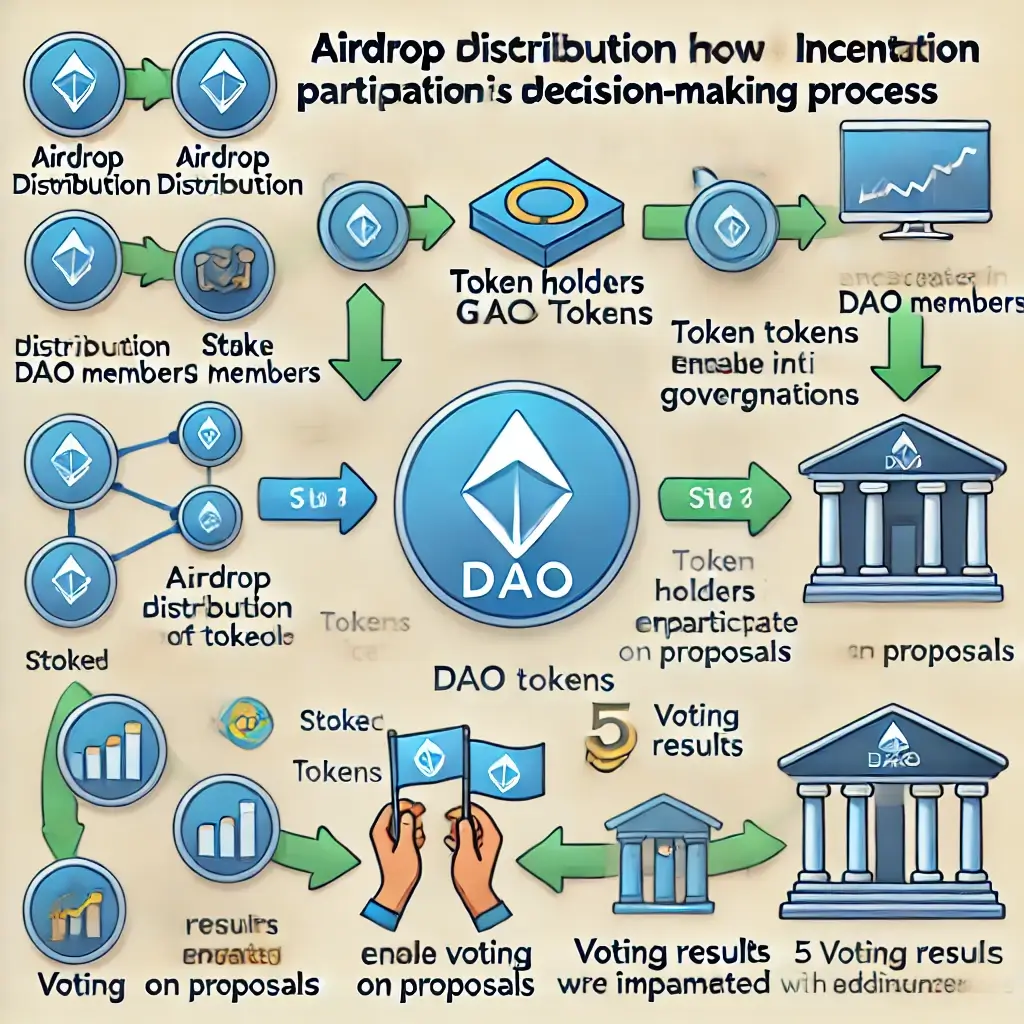 The Impact of Airdrops on Decentralized Autonomous Organizations