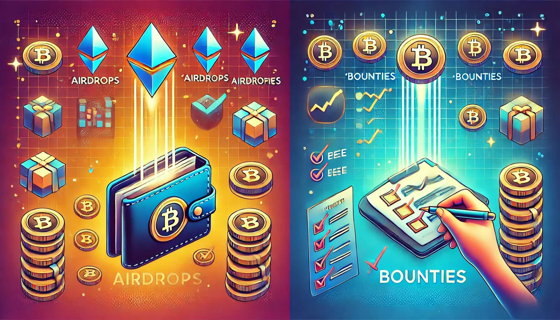 Airdrop vs Bounties