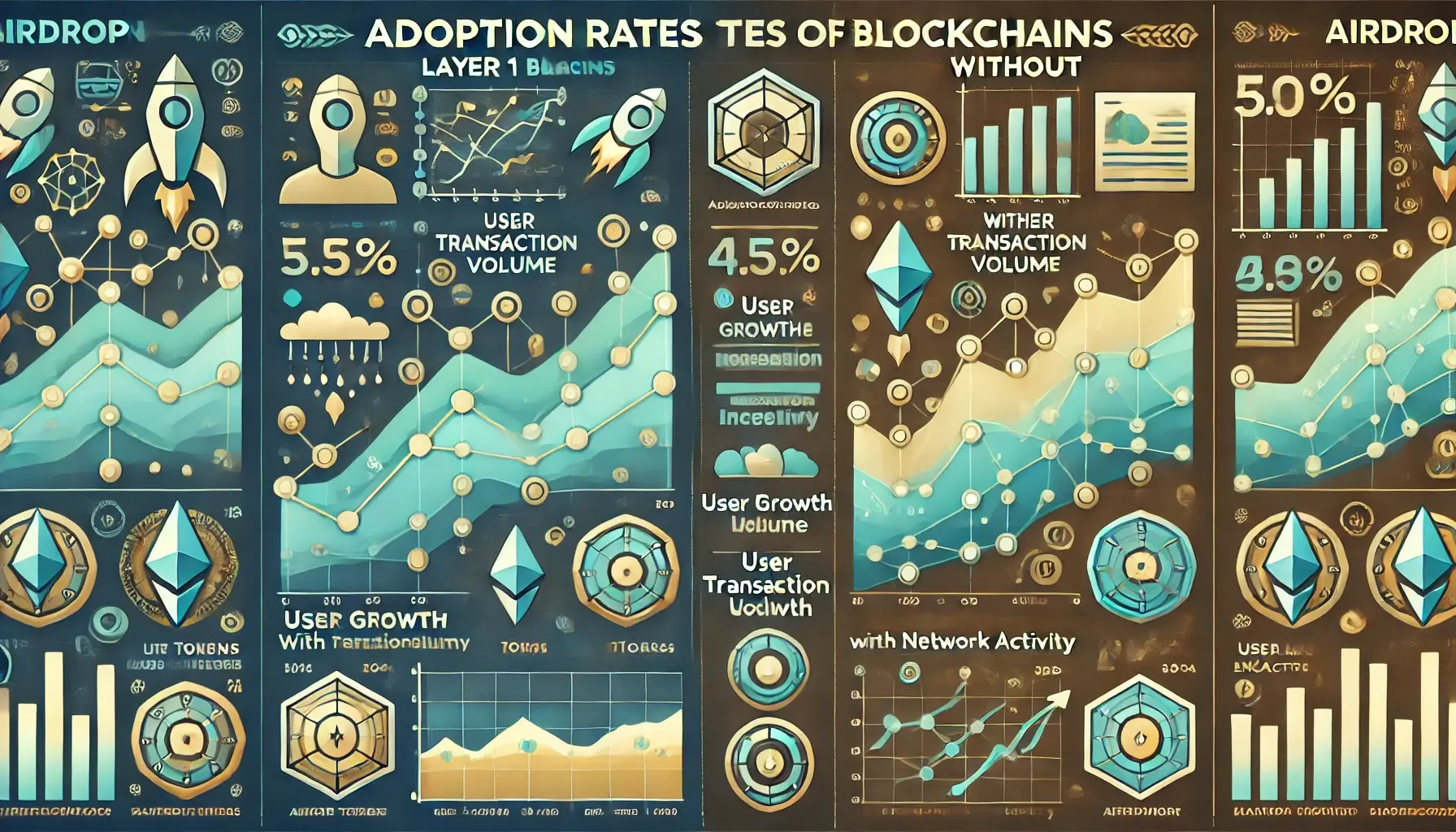 The Impact of Airdrops on Layer 1 Blockchain Adoption