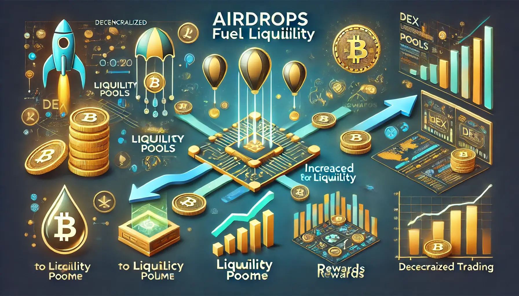 Airdrops and DEX Liquidity