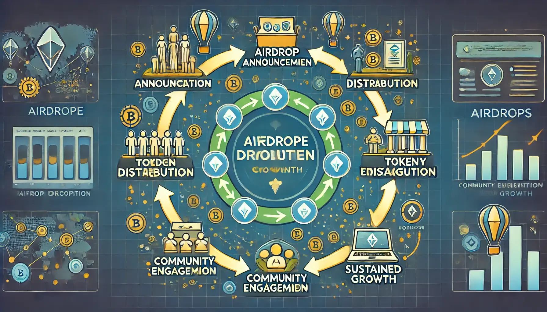 Airdrop-Driven Community Engagement