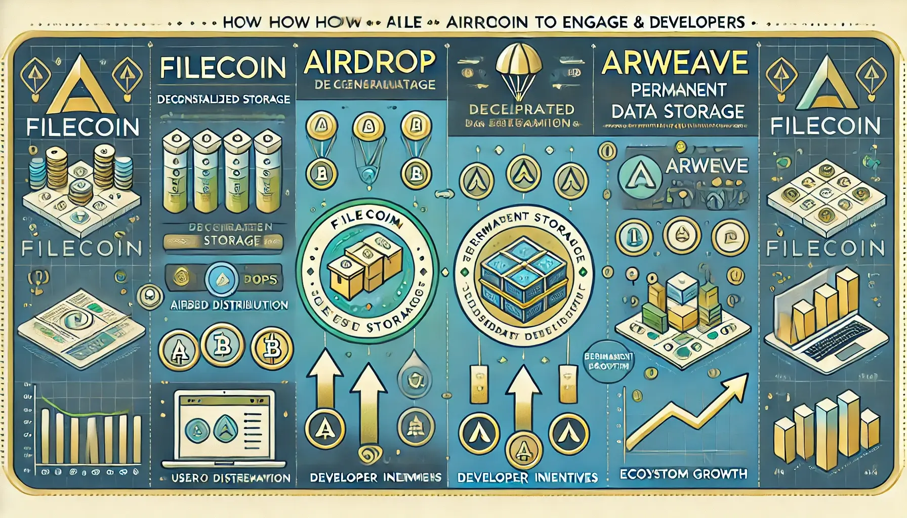 Airdrops in Decentralized Storage