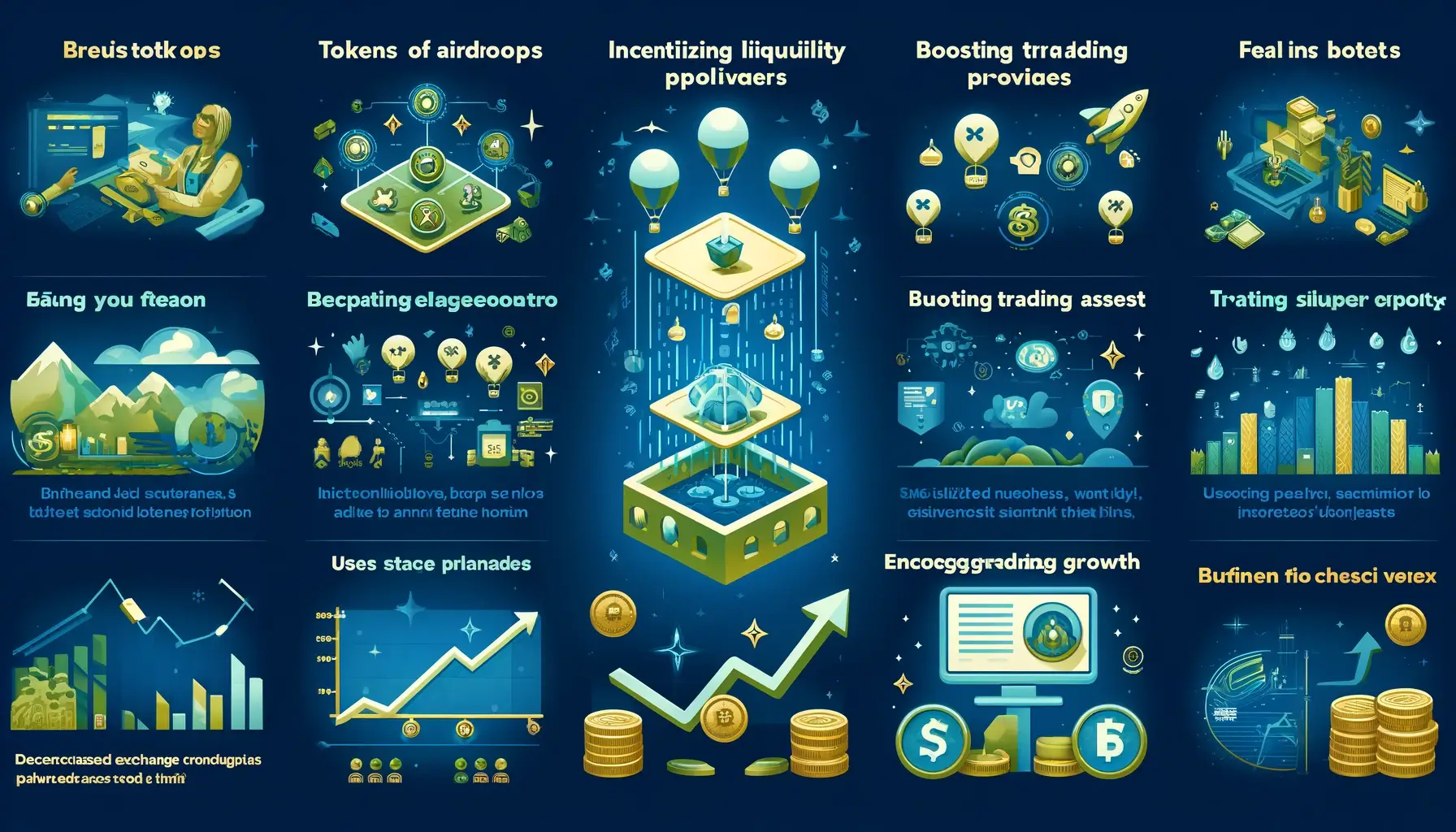 Airdrops in Decentralized Exchanges