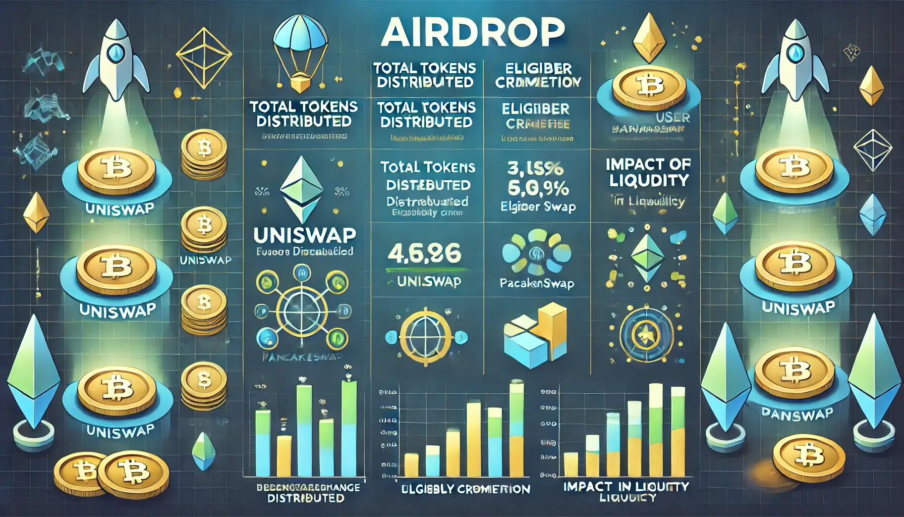 Airdrops in Decentralized Exchanges