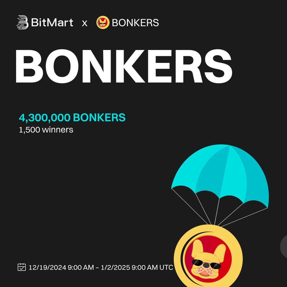 BitMart X BONKERS Airdrop