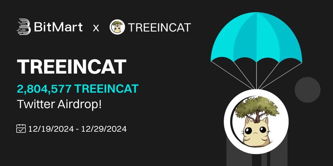 BitMart X TREEINCAT Airdrop