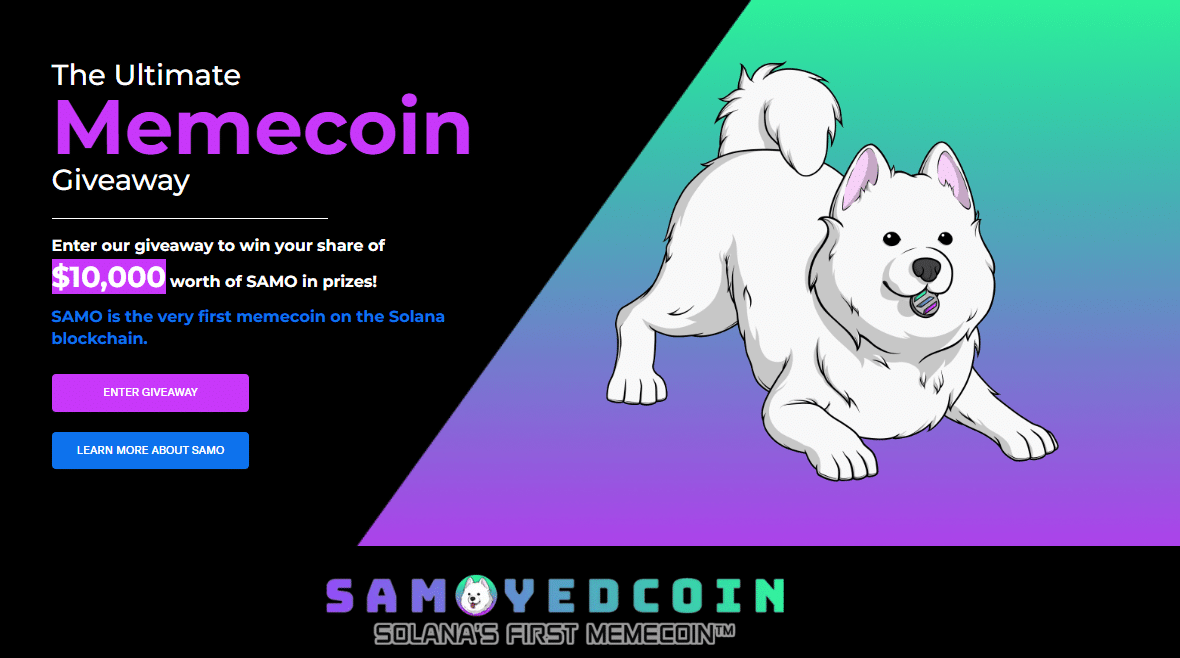 Samoyedcoin Giveaway