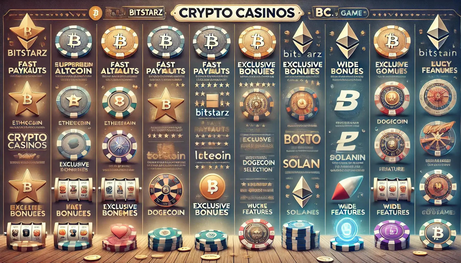 Top Altcoin Casinos for 2024 Beyond Bitcoin Gambling