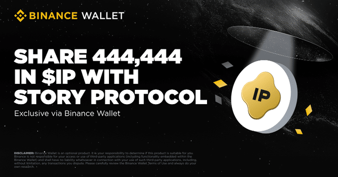 Binance x Story Protocol IP Giveaway