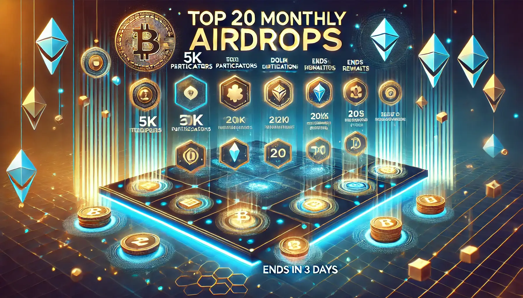 Top 20 Airdrops this Monthly Airdrops