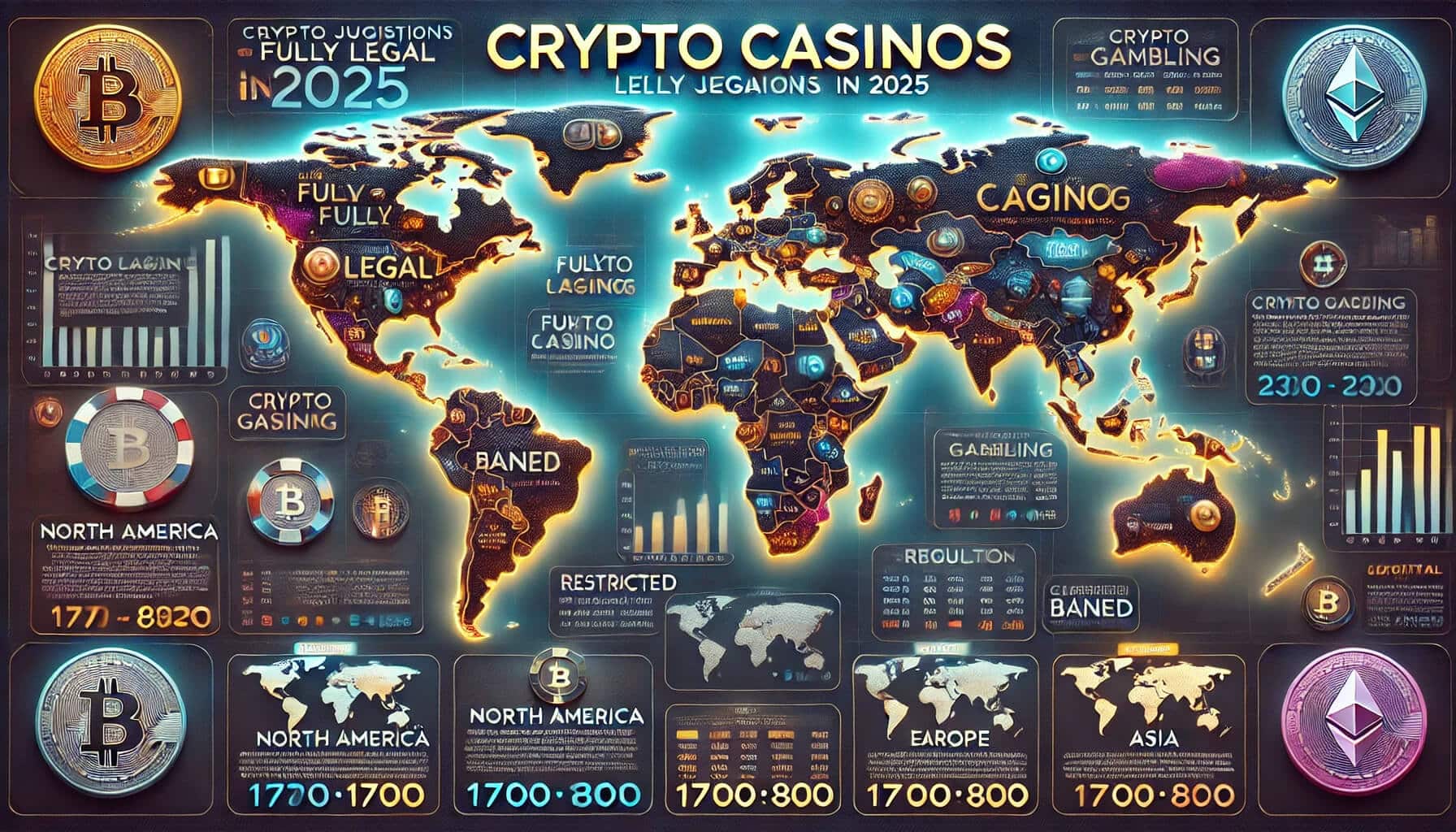 Legal Crypto Casinos: Exploring Crypto Gambling Laws Worldwide