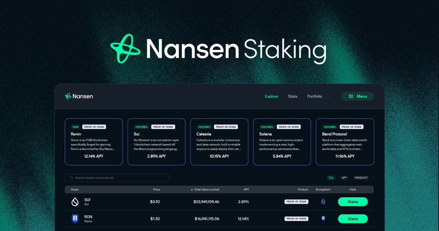 nansen staking incentive airdrop