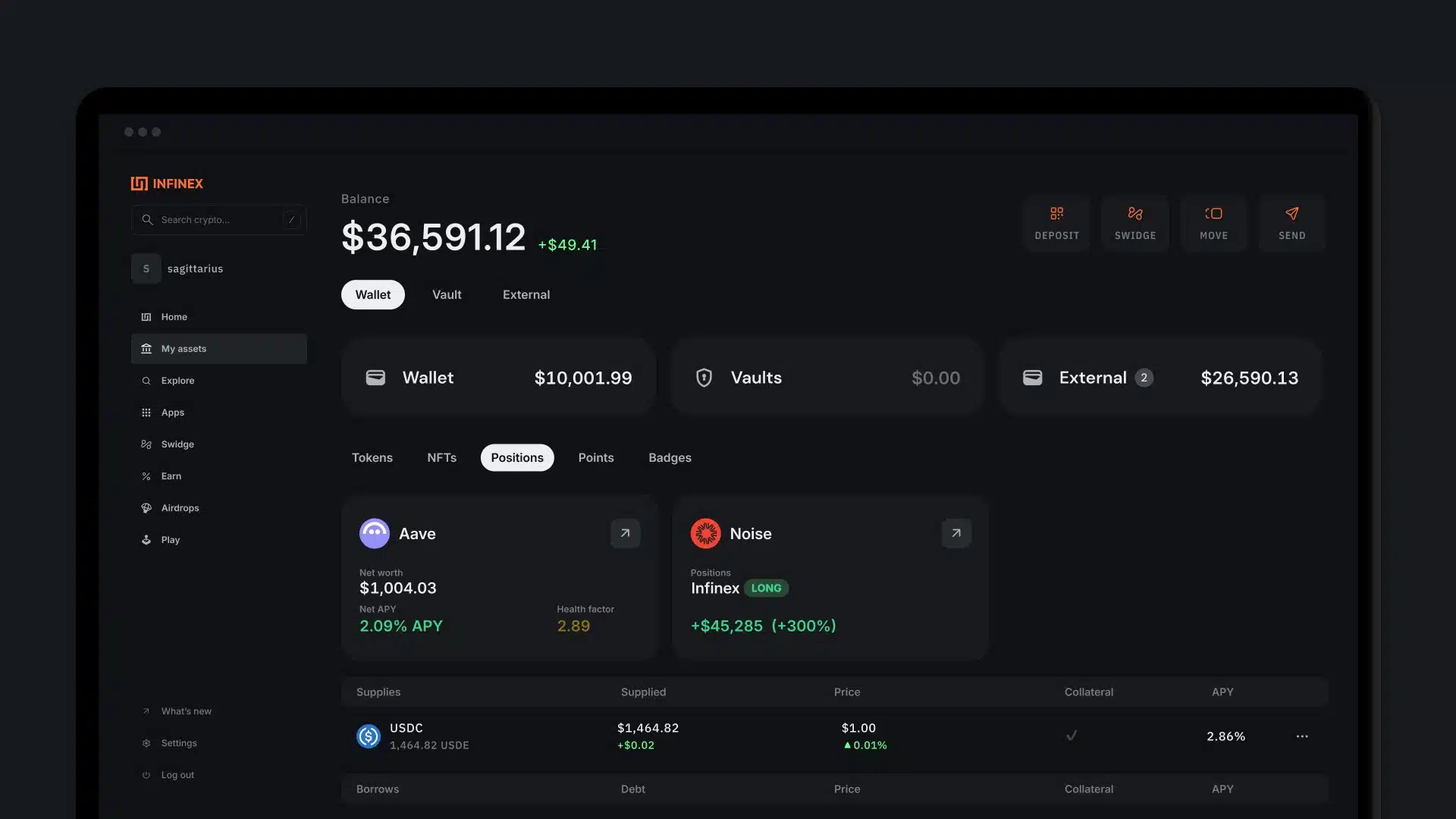 Infinex airdrop