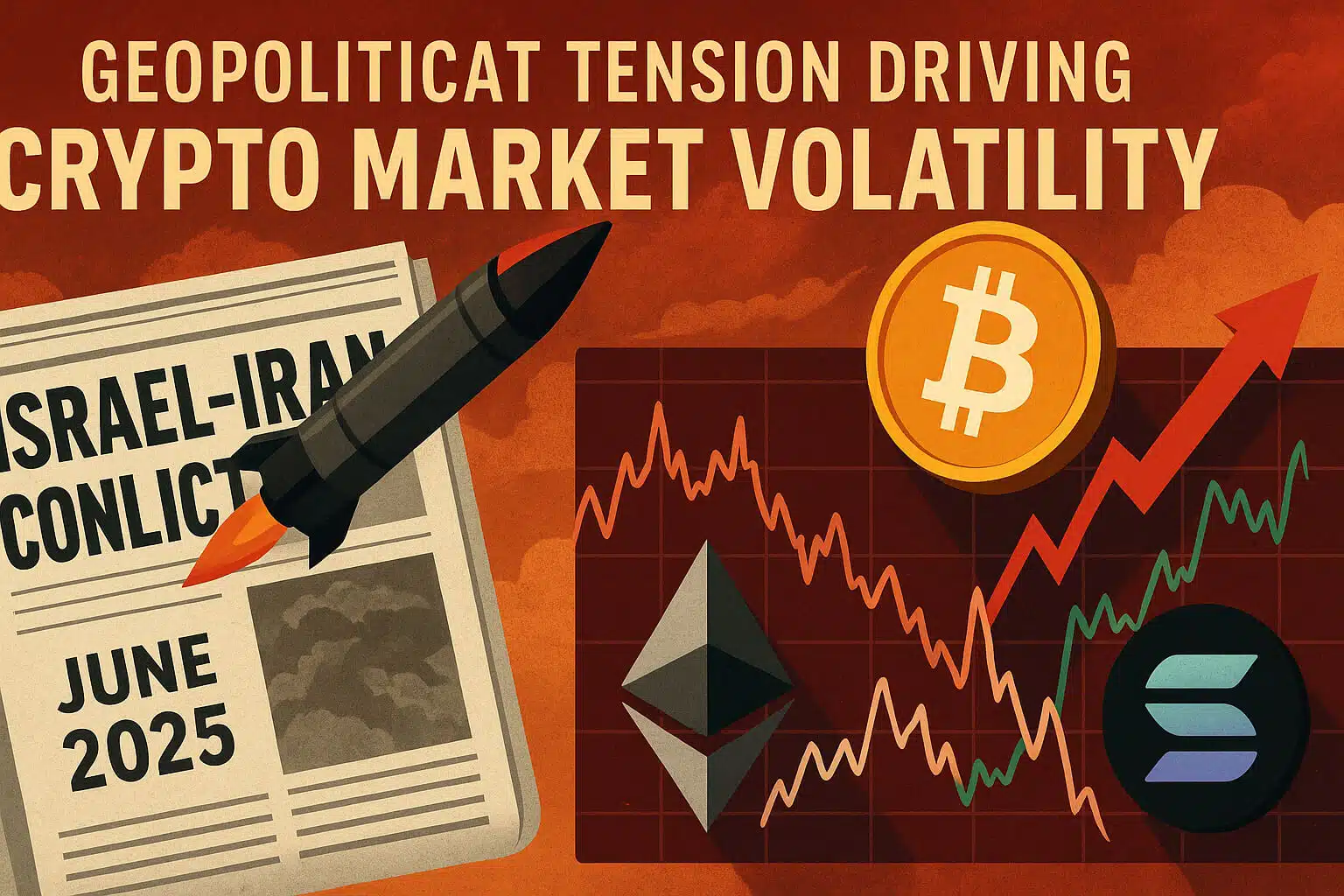 Israel-Iran Airstrikes Spark Crypto Volatility and New Winners
