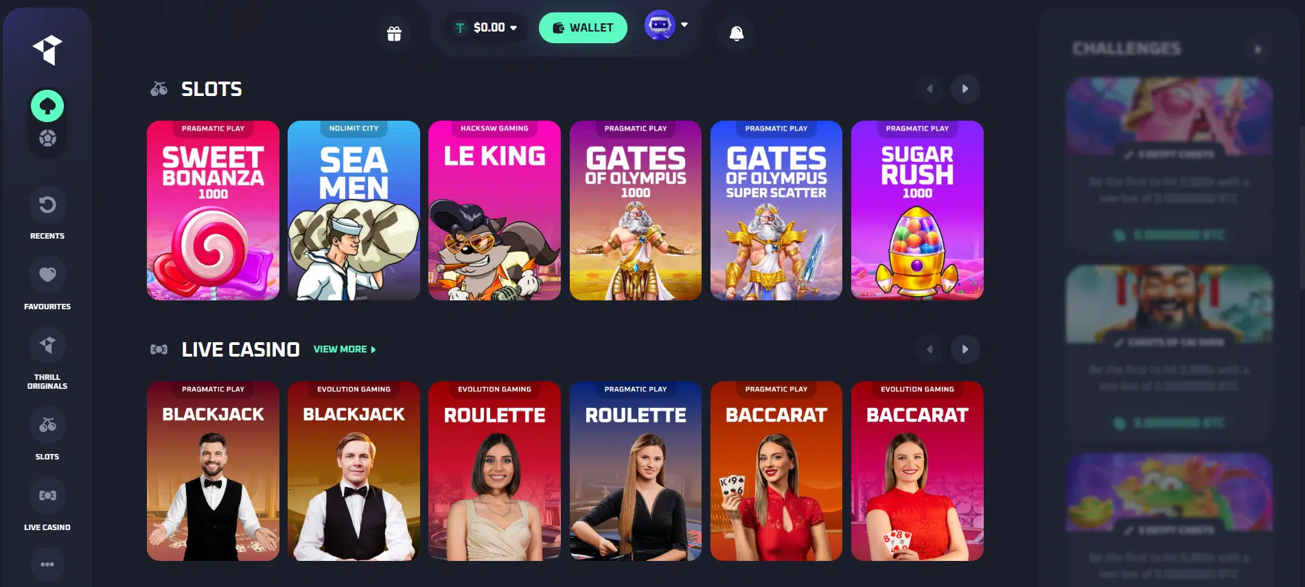 thrill casino
