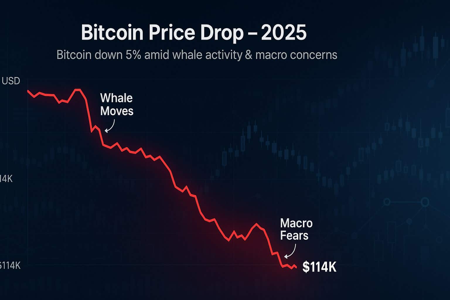 Bitcoin Fell 5% in 24 Hours: Whale Moves & Macro Fears in 2025