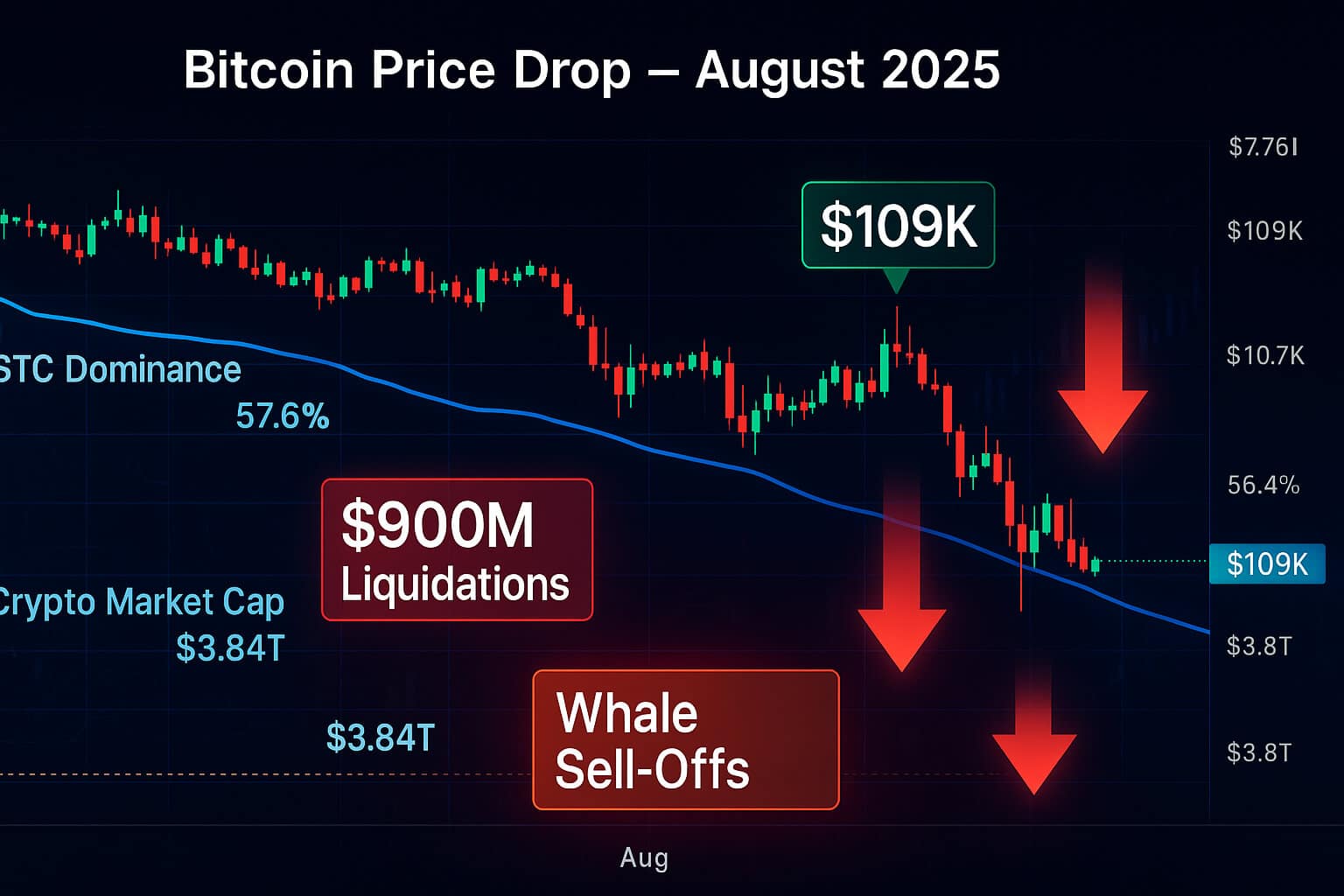 Bitcoin at $109K: 24-Hour Market Data Reveals Causes of the Dominance Decline