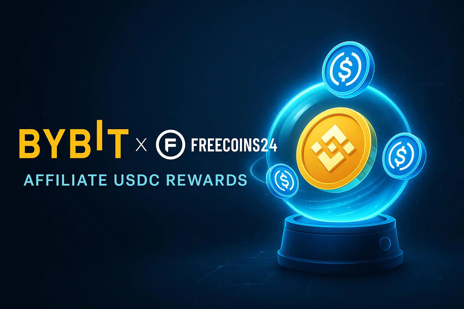 Bybit EU Affiliate Partnership with Freecoins24: Complete Guide to Joining and Claim 20 USDC Reward
