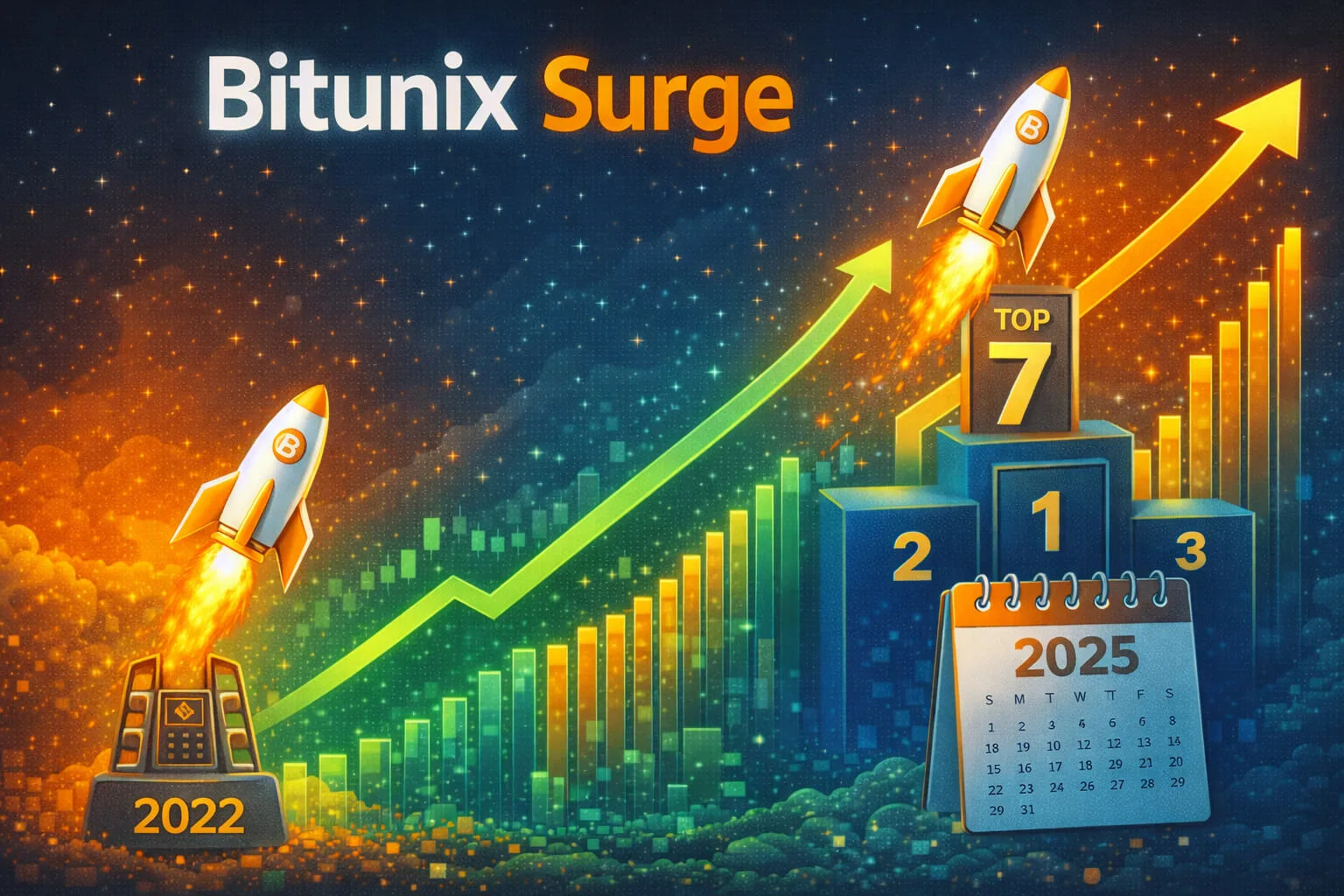 How Bitunix Skyrocketed to Top 7 in Global Derivatives Volume in Just 4 Years